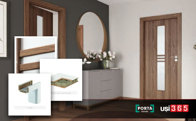 Usa cu toc reglabil HDF PORTA STIL Model 3 [2]