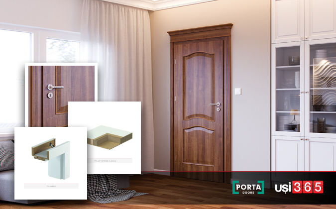 Usa cu toc reglabil HDF PORTA NOVA Model 6.1 [4]