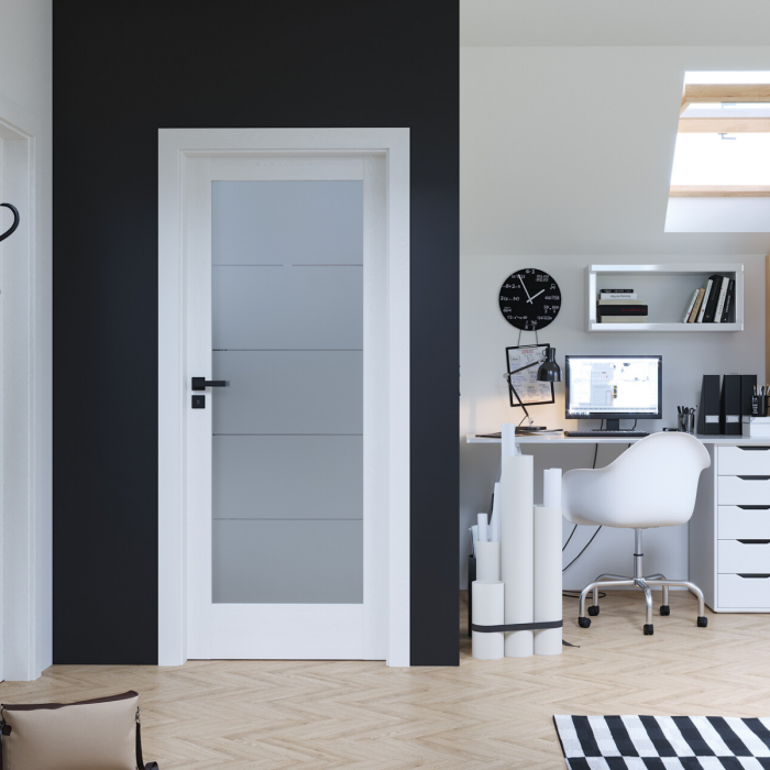 Usa cu toc reglabil HDF PORTA VERTE HOME B5 - ST/DR [4]