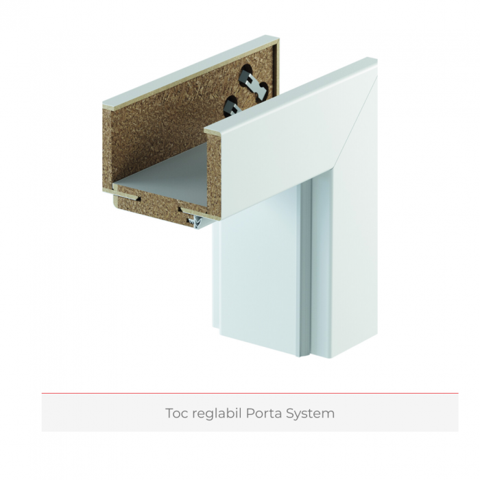 Usa de interior cu toc reglabil HDF PORTA VERRO V2 -Finisaj Lacuit Premium [7]