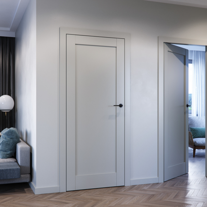 Usa de interior PORTA VERTE HOME E0 cu toc reglabil Alb MDF/PAL - Standard Ceh [2]