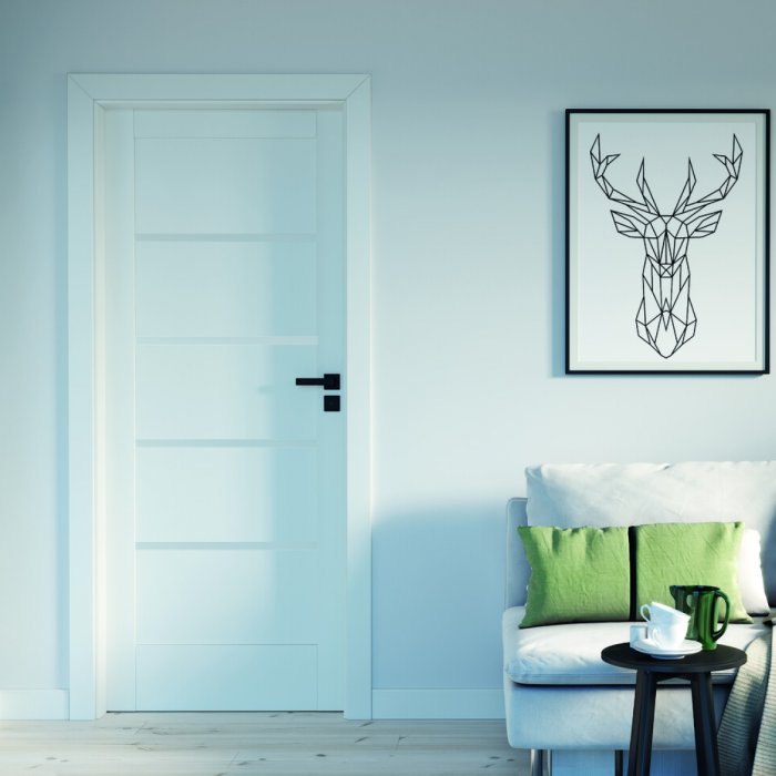 Usa de interior PORTA VERTE HOME G0 cu toc reglabil Alb MDF/PAL - Standard Ceh [3]
