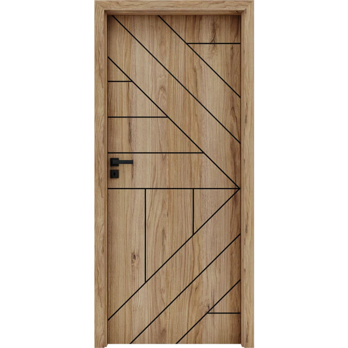 Usa de interior cu toc reglabil HDF - Frezaje decorative [3]
