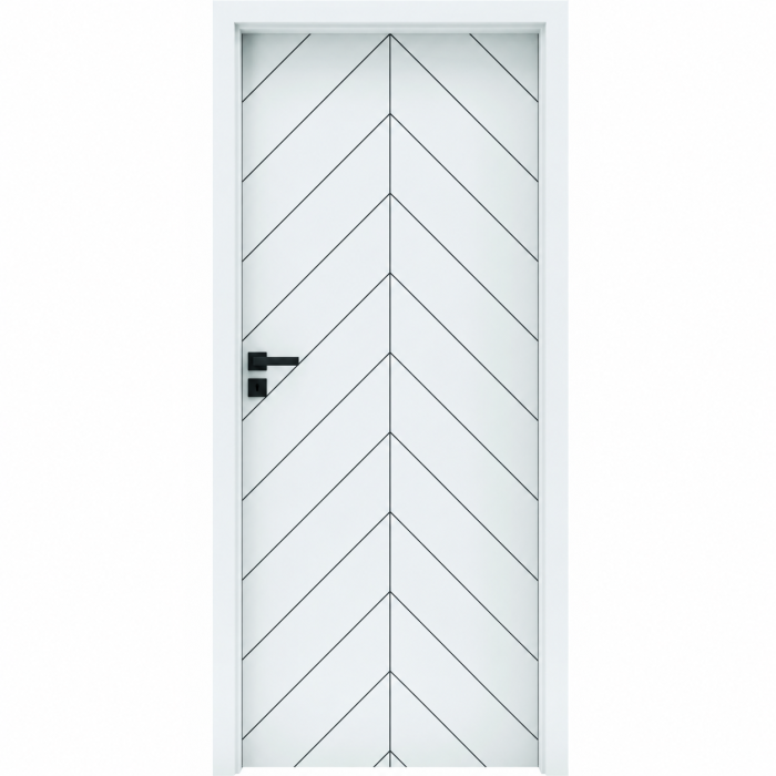 Usa de interior cu toc reglabil HDF - Frezaje decorative [15]