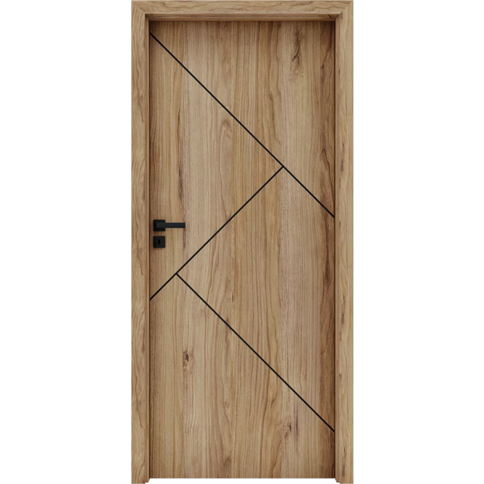 Usa de interior cu toc reglabil HDF - Frezaje decorative [4]