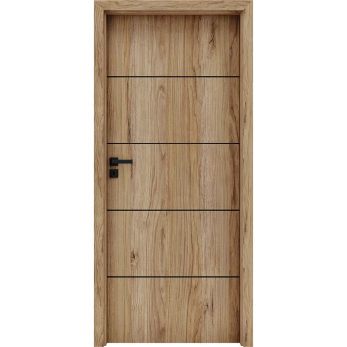 Usa de interior cu toc reglabil HDF - Frezaje decorative [2]