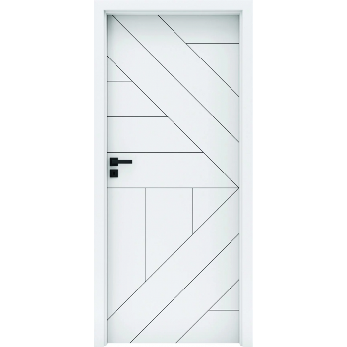 Usa de interior cu toc reglabil HDF - Frezaje decorative [13]