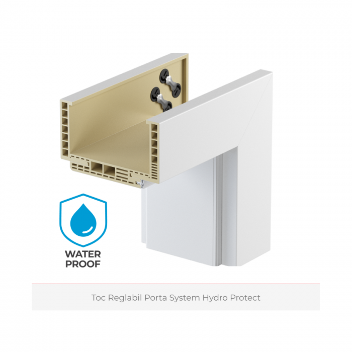 Usa de interior HDF PORTA ROYAL cu toc reglabil - Finisaj Vopsea Premium [9]