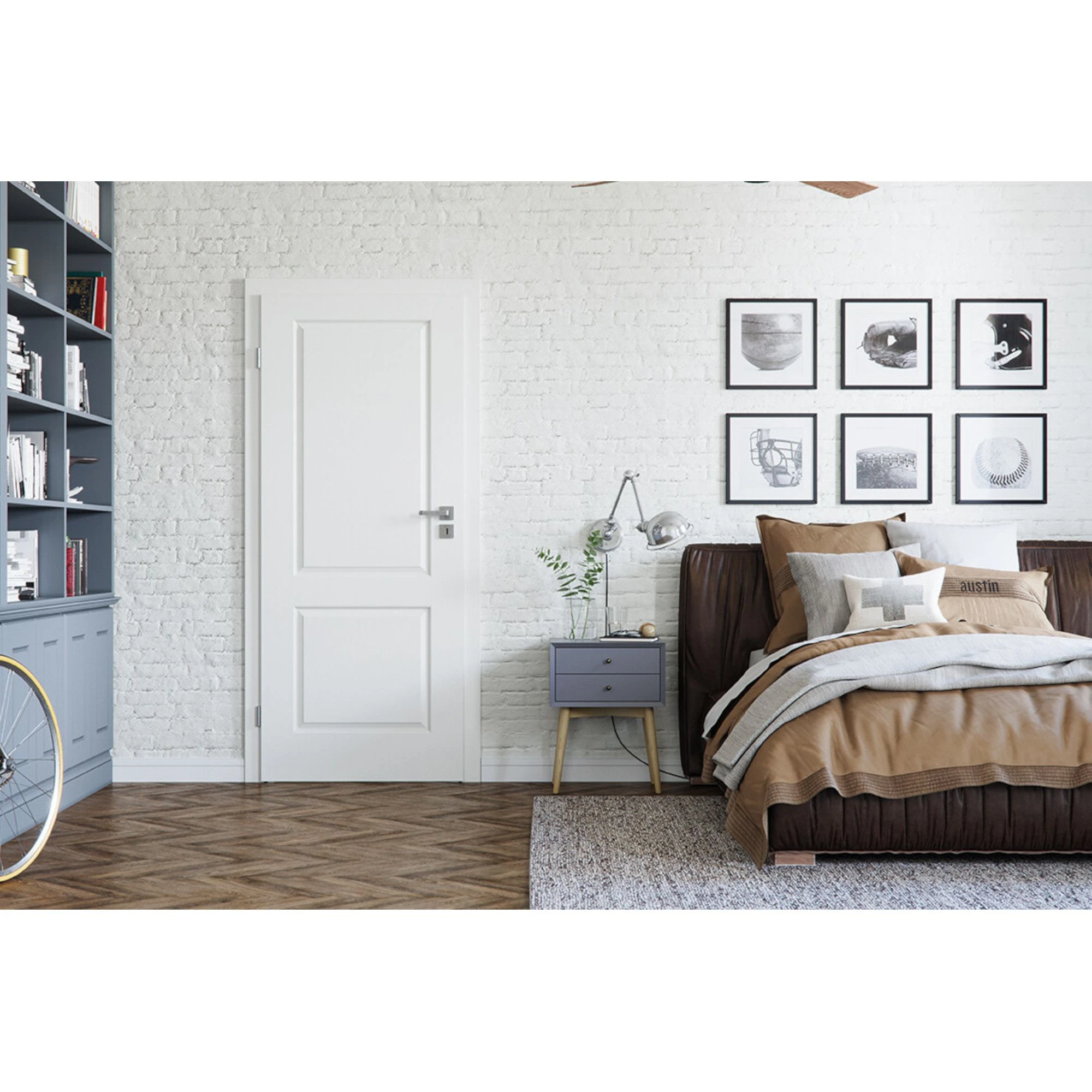 Usa de interior HDF PORTA ROYAL cu toc reglabil - Finisaj Vopsea Premium [3]