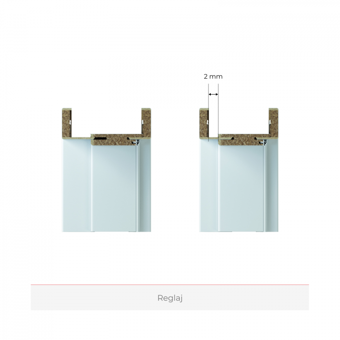 Usa de interior PORTA DUO din pal tubular si insertii de furnir natural - Model 4.A [8]