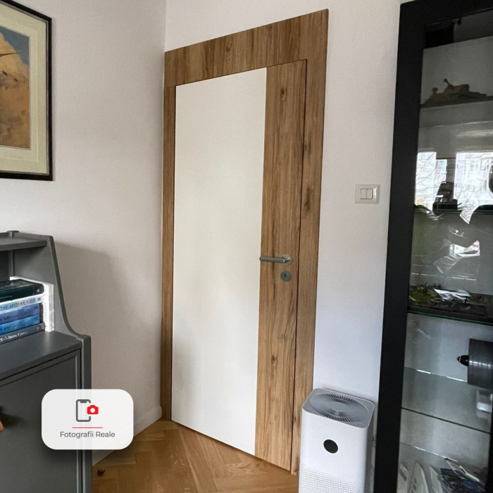 Usa de interior PORTA DUO din pal tubular si insertii de furnir natural - Model 4.0 [3]