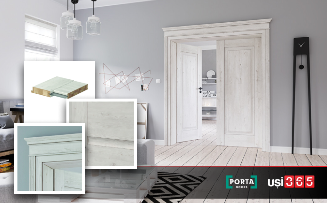 Usa de interior din HDF cu toc reglabil PORTA INSPIRE A1 cu Oglinda [2]