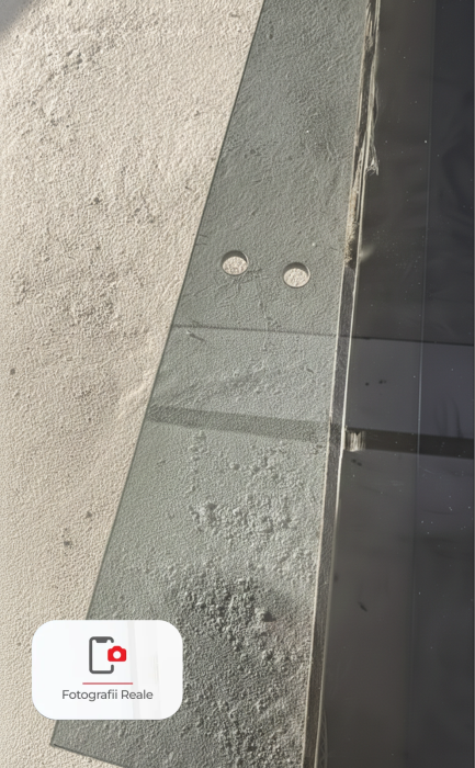 Usa de sticla Clara/Mata securizata de 8mm cu toc reglabil - complet echipata [2]