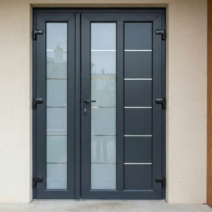 Usa dubla de intrare in casa Entriva 365 - termoizolanta pentru exterior [2]