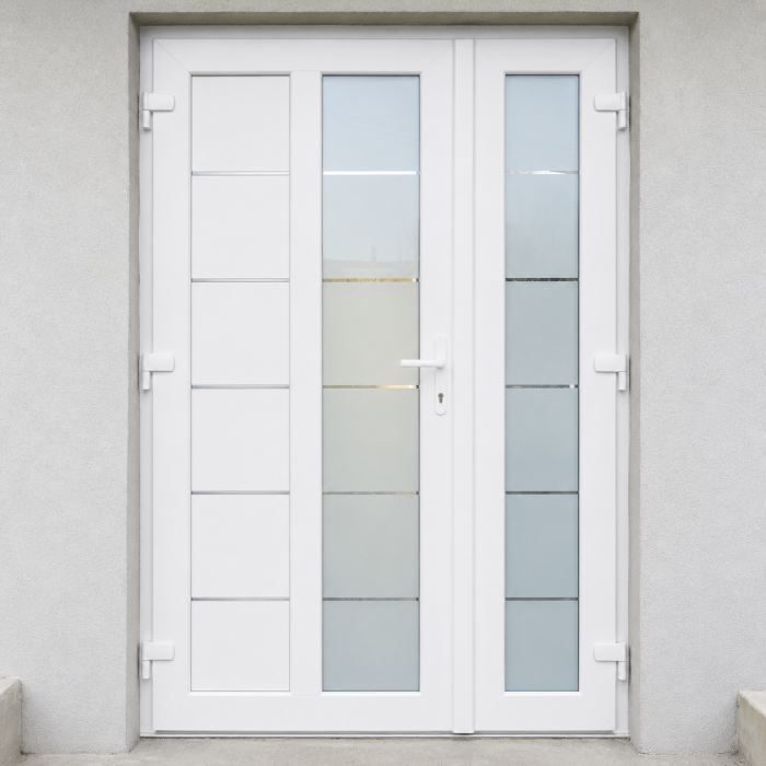 Usa dubla de intrare in casa Entriva 365 - termoizolanta pentru exterior - ALB [3]