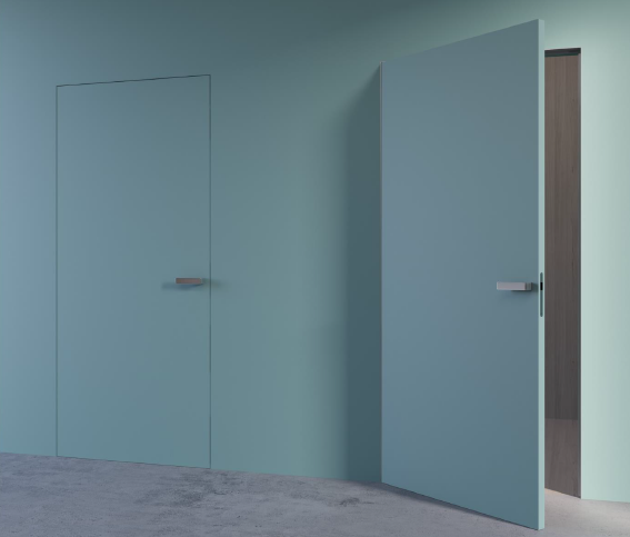 Usa Filomuro Hide  / cu toc ascuns PORTA Doors Alb HDF - Standard Inalt - Miez PAL Tubular [8]