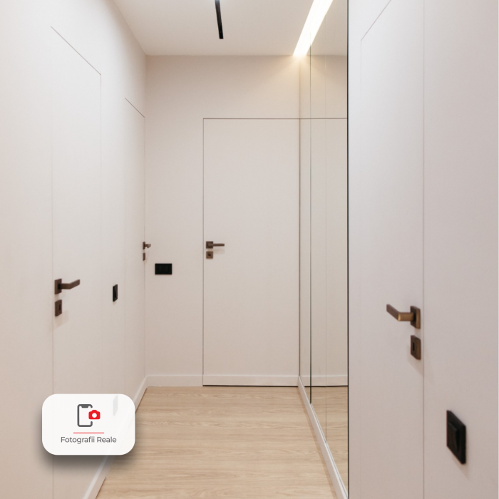 Usa Filomuro / cu toc ascuns PORTA HIDE Alb HDF - PORTA Doors [4]