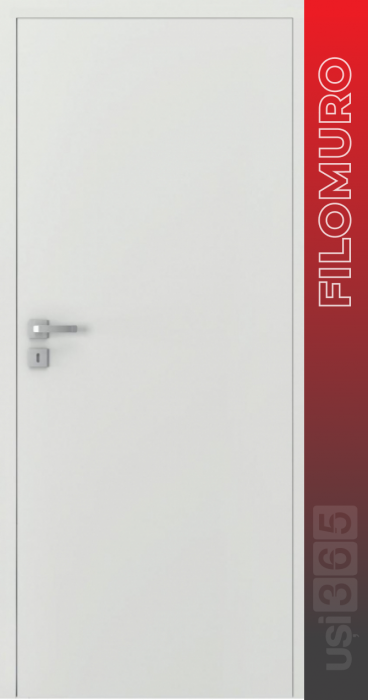 Pachet 10 x Usa Filomuro Hide / cu toc ascuns PORTA Doors Alb HDF - miez PAL Tubular [2]