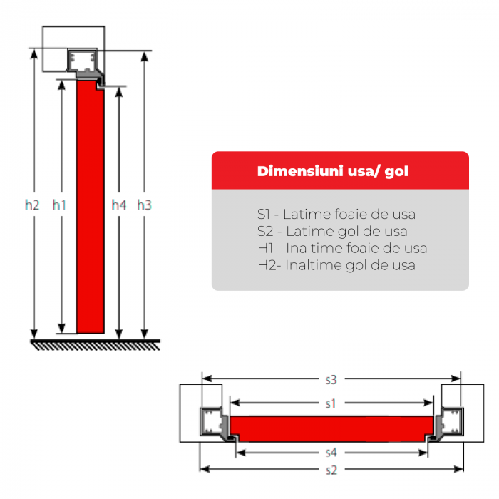 Pachet 10 x Usa Filomuro MIMESIS 365 - Usa cu toc ascuns / invizibil [7]