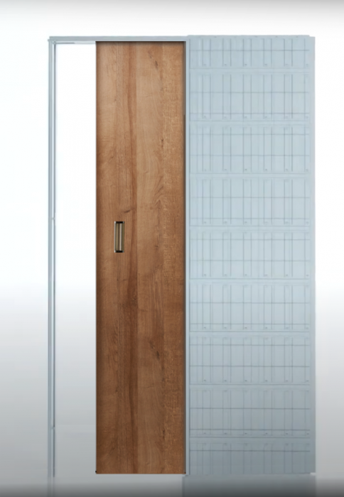 Usa glisanta cu model HDF incastrata in perete - Colectia DECOR 4.2 [5]