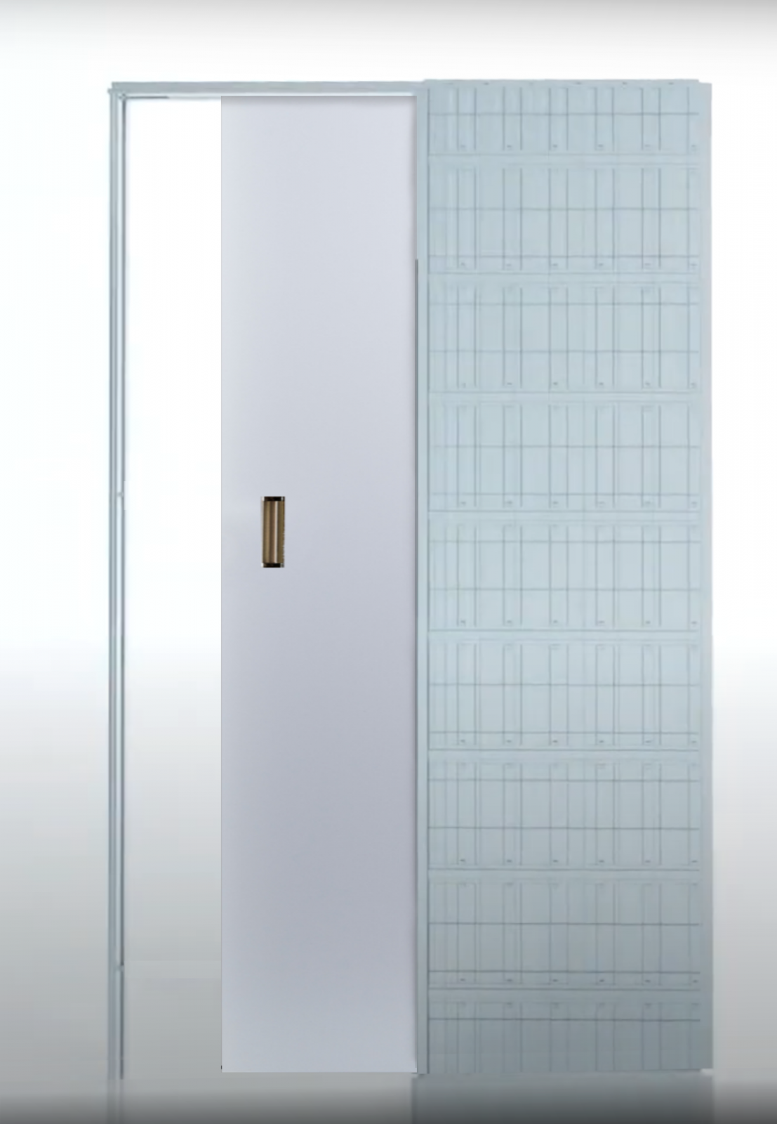 Usa glisanta cu model HDF incastrata in perete - Colectia DECOR 4.2 [10]