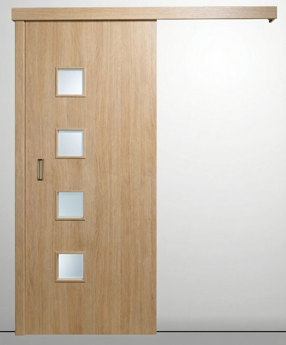 Usa glisanta HDF aplicata pe perete - Colectia QUADRAT 4.4 [2]