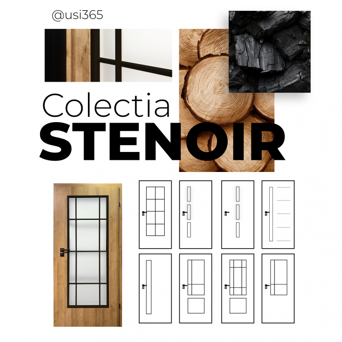 Usa interior HDF cu toc reglabil din MDF/PAL - Colectia STENOIR 7.0 [2]