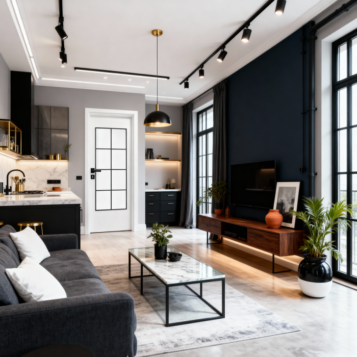 Usa interior Alba HDF cu toc reglabil din MDF/PAL - Colectia STENOIR Alb 7.2 [2]