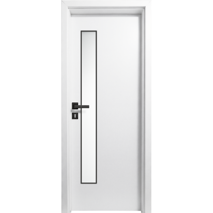 Usa interior Alba HDF cu toc reglabil din MDF/PAL - Colectia STENOIR Alb 7.6 [1]