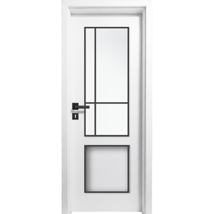 Usa interior Alba HDF cu toc reglabil din MDF/PAL - Colectia STENOIR Alb 7.7 [1]