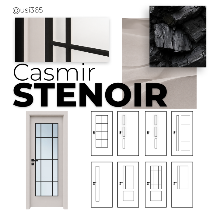 Usa interior HDF cu toc reglabil din MDF/PAL - Colectia STENOIR Casmir 7.3 [2]