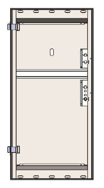 Pachet 12 x Usa metalica intrare apartament Sentra365 - izolatie fonica / termica - Culoare Ciment Gri Inchis / Alb /Nuc [11]