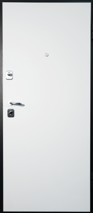 Usa metalica de intrare in apartament bicolora antiefractie RC3 - Culoare Ciment Inchis / Alb [2]