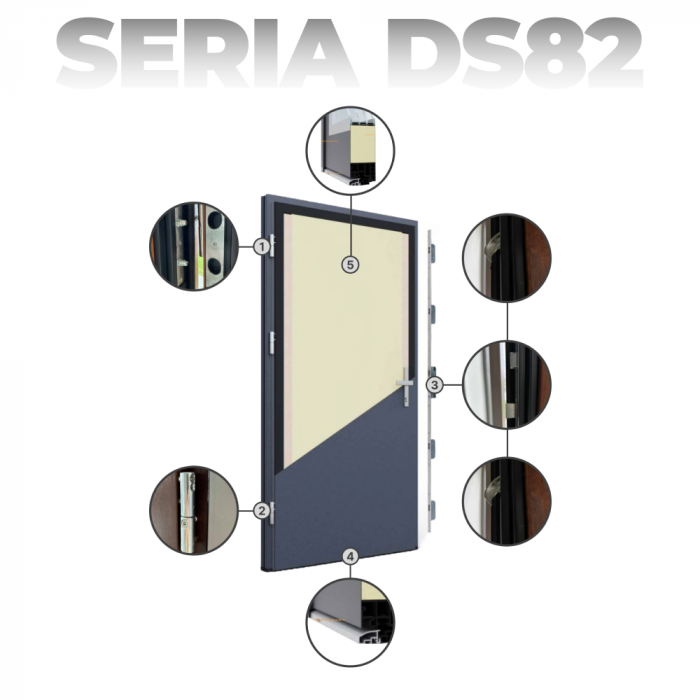 Usa Metalica din otel de intrare in casa Turenwerke DS82 [4]