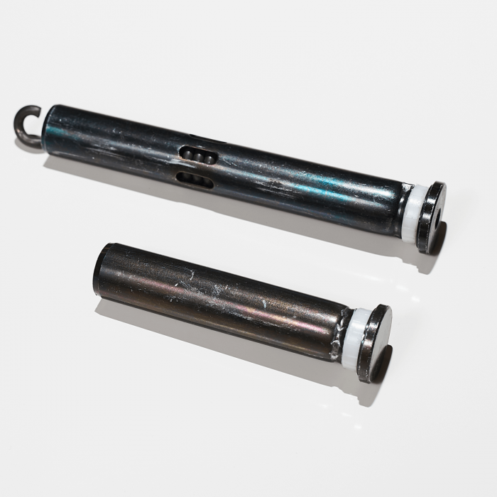 Usa metalica dubla blat 60 mm intrare secundara cu geam - RAL 7035 - Gri Deschis - Usa dubla multifunctionala otel [3]