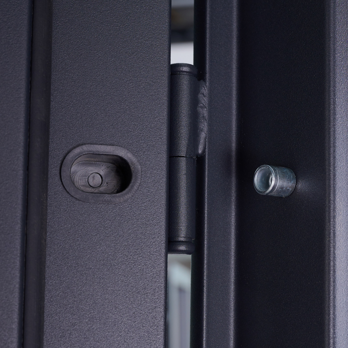 Pachet 12 x Usa metalica intrare apartament placata cu MDF Wenge - Mega EKO P+ 9000 [6]