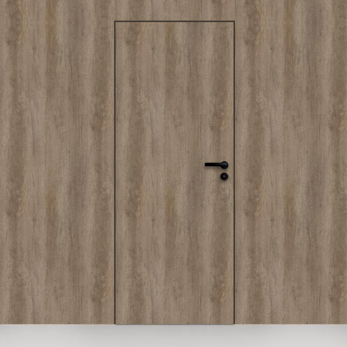 Usa tehnica din lemn cu finisaj HPL balamale ascuns si toc metalic [2]