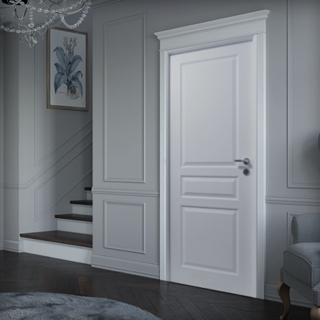 Set cornisa si capitel din MDF pentru usi de interior - Modul Retro [5]
