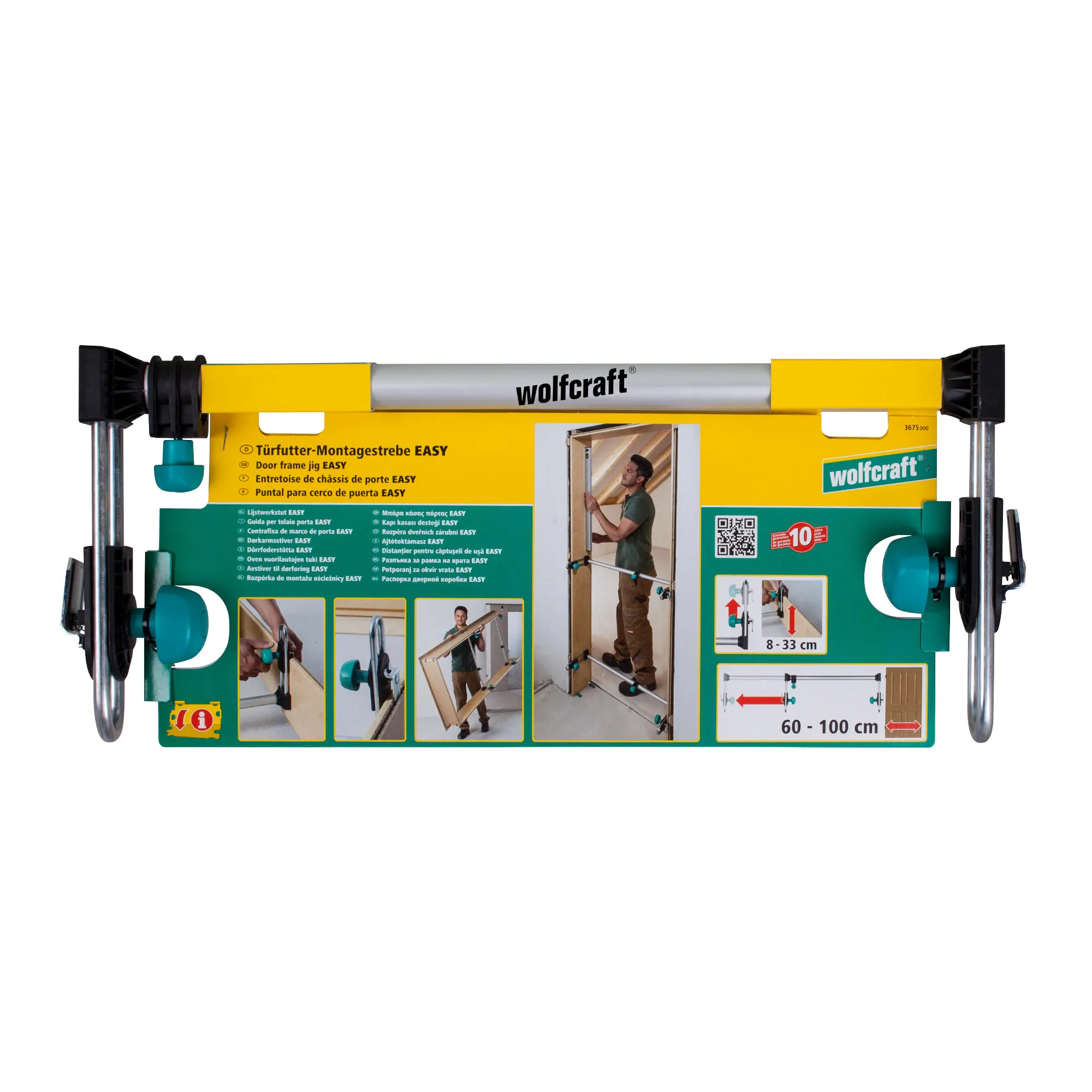 Distantier pentru captuseala / toc montaj usa de interior - Wolfcraft Easy - 3675000 [1]