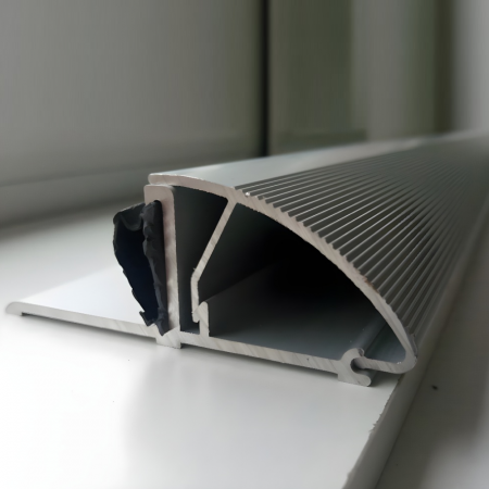 ACCESORII UȘI - Prag fix din aluminiu pentru usa de intrare in apartament Sparta 8