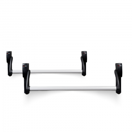 Kit Bara Antipanica Standard 2 Canaturi / Usa dubla - (Include: 2x broasca antipanica - cilindru - maner antifoc)
