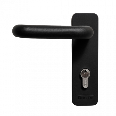 Manere antifoc - Maner Antifoc PZ maner+maner schild 8mm nylon negru 0.5