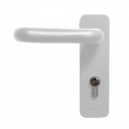 Manere antifoc - Maner Antifoc PZ maner+maner schild 8mm nylon Alb (RAL 9016) 0.5