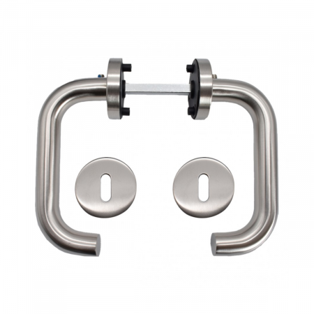 Maner UFORM din inox si rozeta PZ / BB / WC rotunda 50 mm [1]