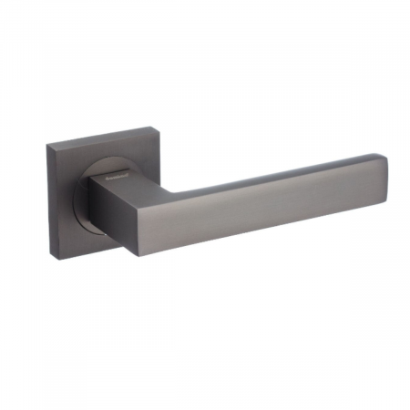 Maner QUBICK titan gri antracit si rozeta patrata PZ / BB / WC [1]