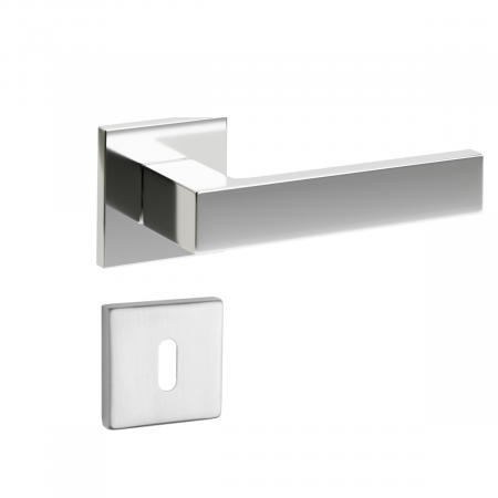 ACCESORII UȘI - Maner usa de interior - Elegant - Argintiu, Alb, Negru