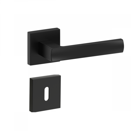 ACCESORII UȘI - Maner usa de interior - Euforia Q - Argintiu, Negru