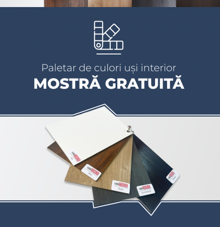Usi de interior - Mostra gratuita - Paletar culori usi interior