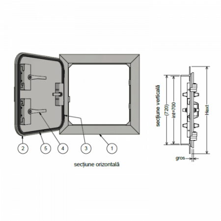 OBLON Metalic ALA OME1 - Otel 1 canat - 700x700 [2]