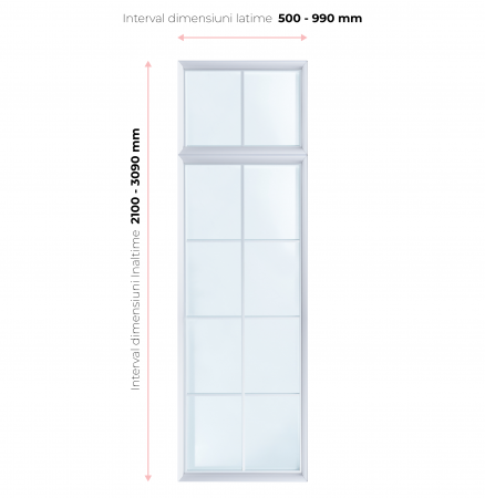 Perete despartitor sticla - Dimensiuni configurabile la comanda [0]